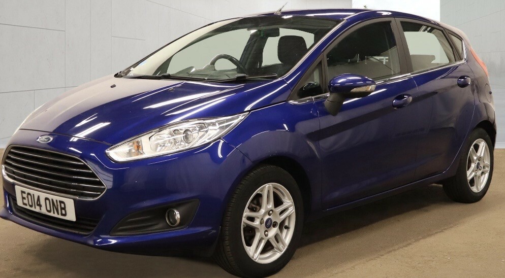 Ford Fiesta Hatchback 1.0T Ecoboost Zetec Hatchback EO14ONB Blue #2
