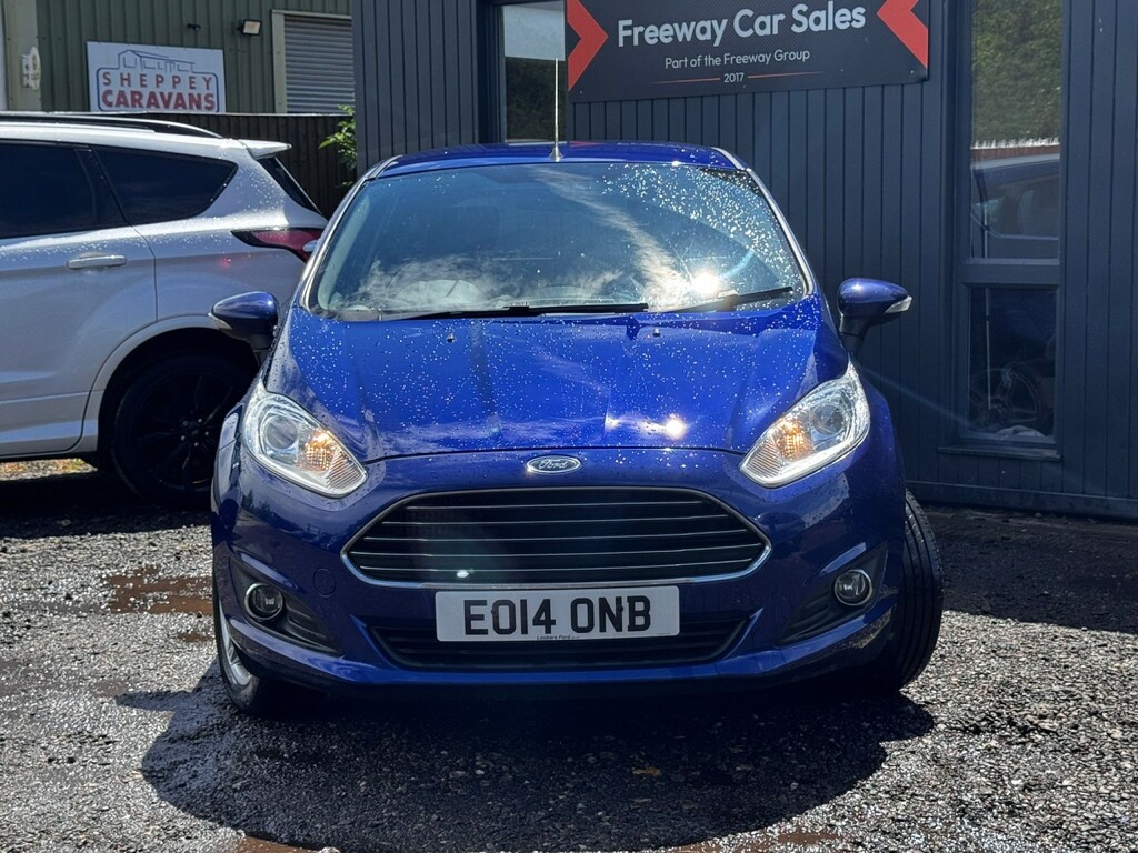 Ford Fiesta Hatchback 1.0T Ecoboost Zetec Hatchback EO14ONB Blue #4
