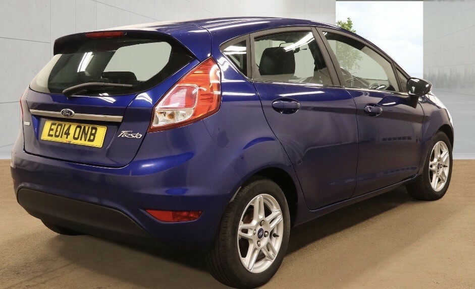 Ford Fiesta Hatchback 1.0T Ecoboost Zetec Hatchback EO14ONB Blue #4