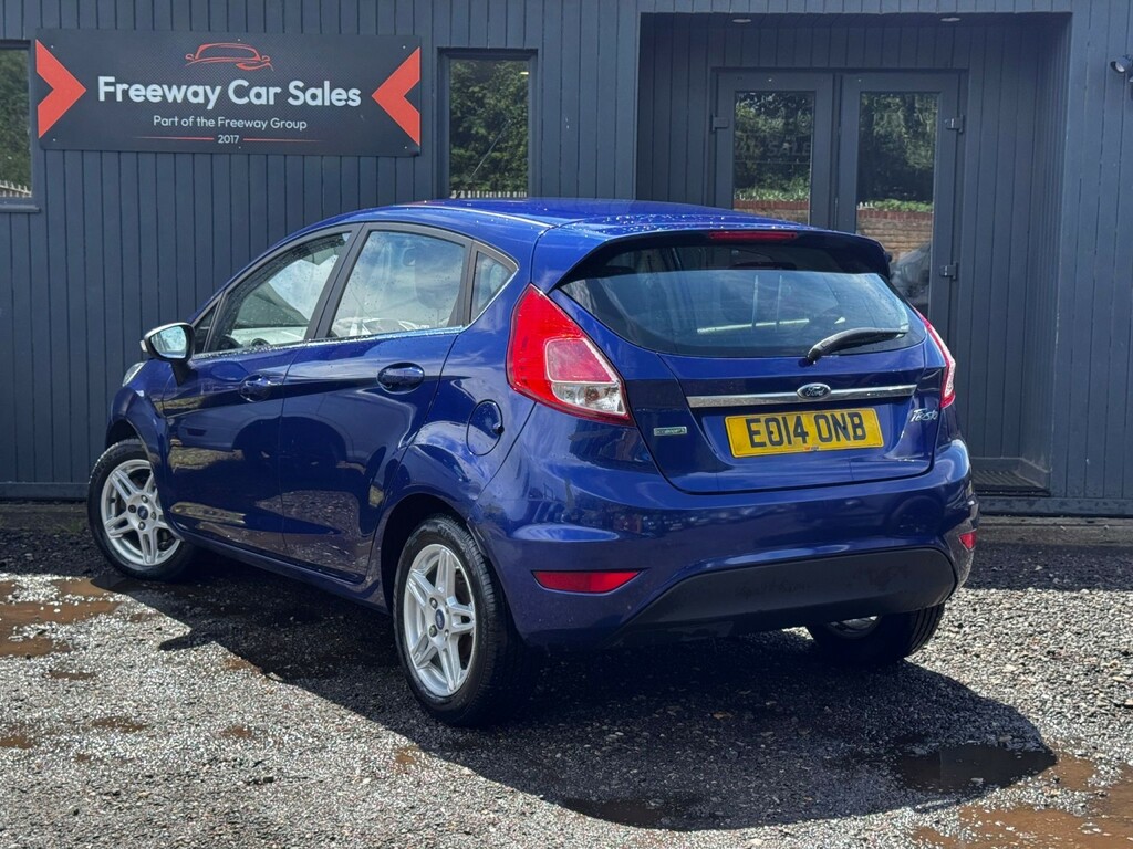Ford Fiesta Hatchback 1.0T Ecoboost Zetec Hatchback EO14ONB Blue #6