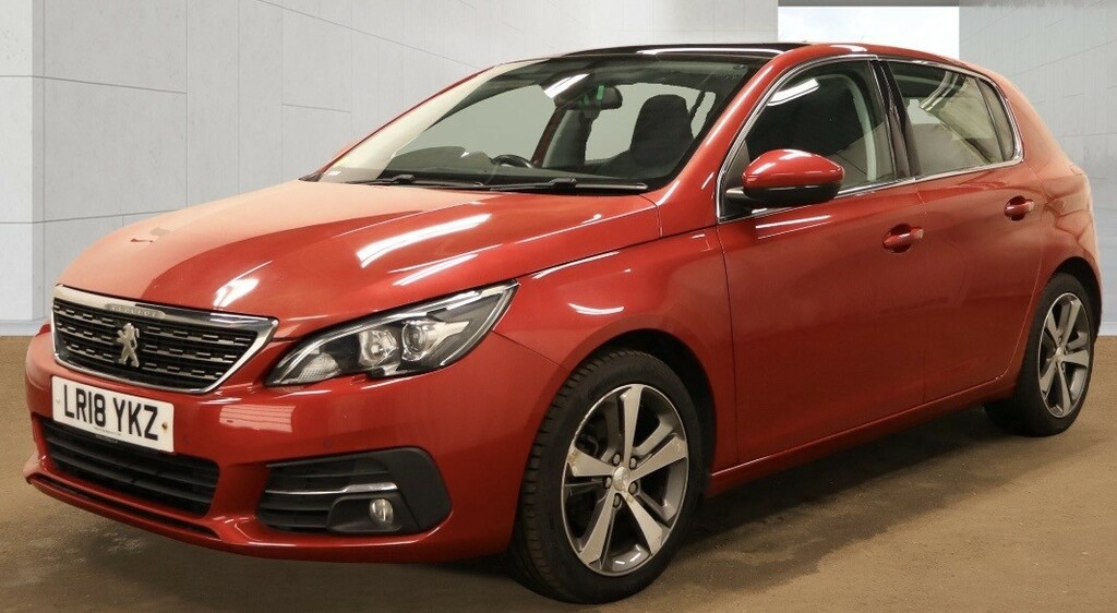 Peugeot 308 1.2 Puretech Gpf Allure Hatchback Manua Red #2