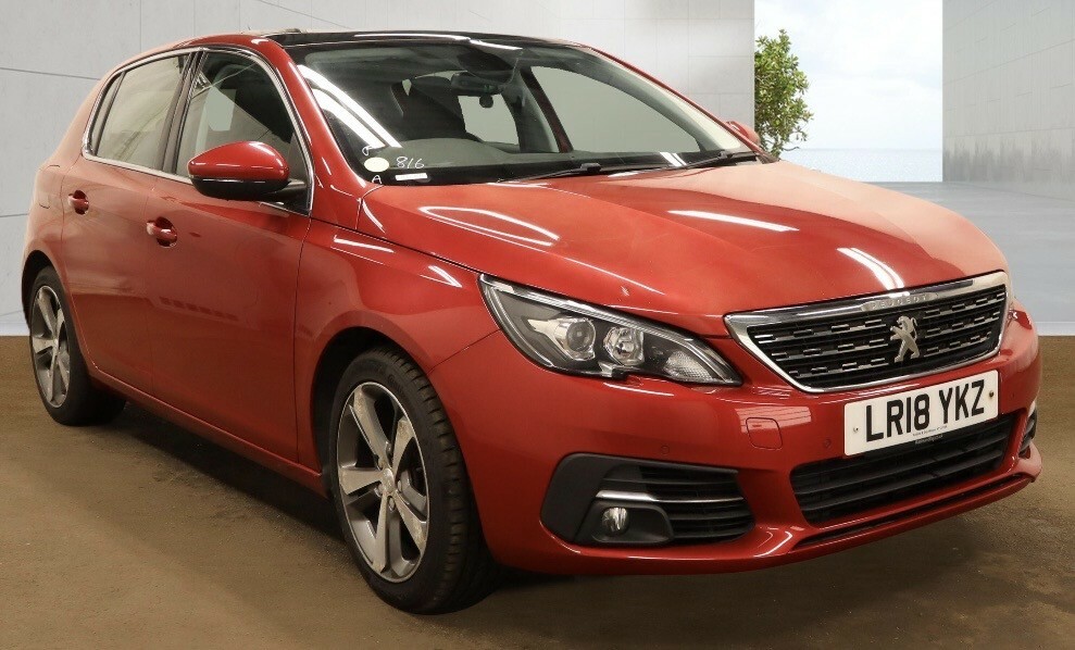Peugeot 308 1.2 Puretech Gpf Allure Hatchback Manua Red