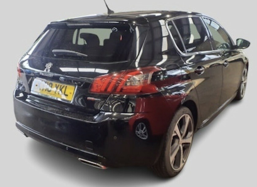 Peugeot 308 1.5 Bluehdi Gt Line Hatchback E Black #3