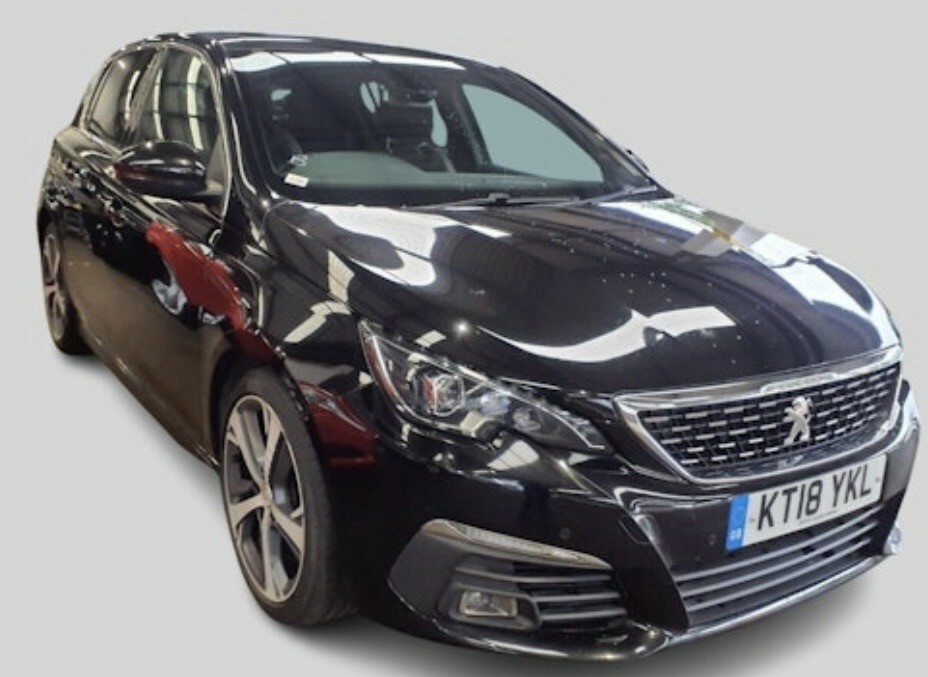 Peugeot 308 1.5 Bluehdi Gt Line Hatchback E Black