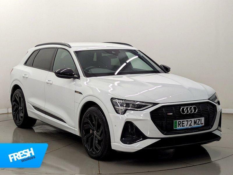 Audi E-tron Black Edition White