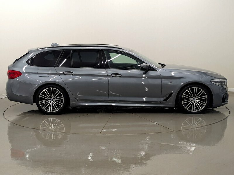 BMW 5 Series 523D M Sport Touring Grey #2