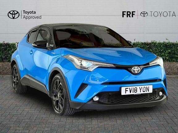 Toyota C-Hr 1.8 Vvt-h Dynamic Cvt Euro 6 Ss Blue
