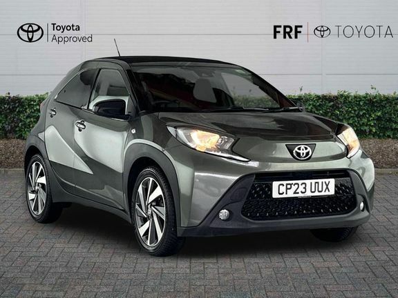 Toyota Aygo X Edge Canvas Roof Green