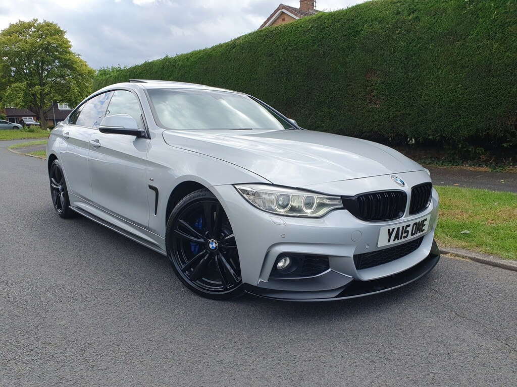 BMW 4 Series Gran Coupe 3.0 435D Xdrive M Sport Gran Coupe 2015 YA15OME Silver #5