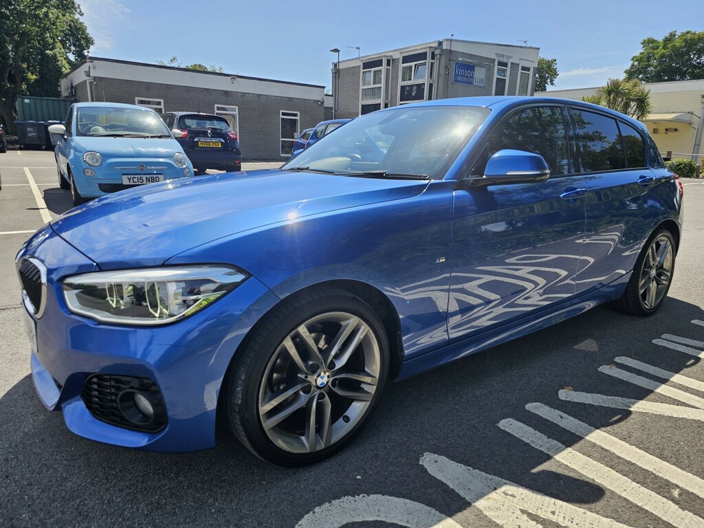 BMW 1 Series 1.5 116D M Sport 5-Door 2016 RJ16TNN Blue #5
