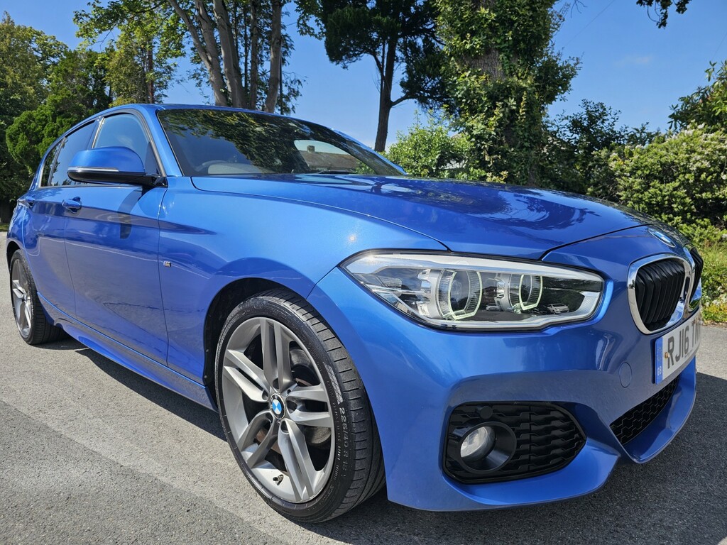 BMW 1 Series 1.5 116D M Sport 5-Door 2016 RJ16TNN Blue #4