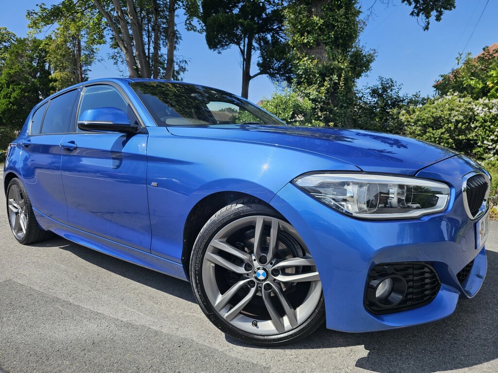 BMW 1 Series 1.5 116D M Sport 5-Door 2016 RJ16TNN Blue #2