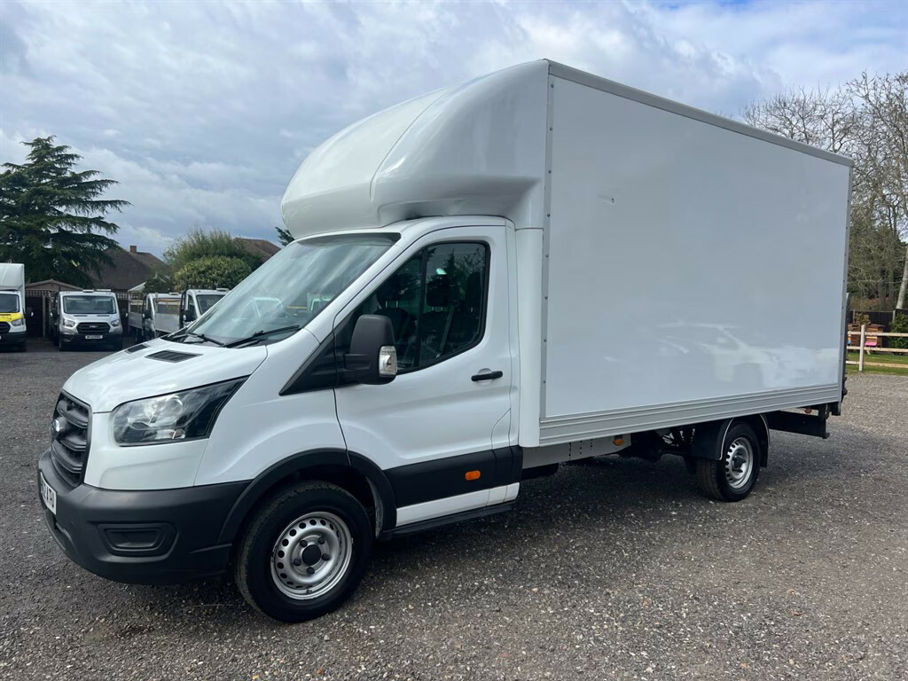 Ford Transit Custom 350 Leader Ecoblue Luton Van Luton Van Manu WN22ATU White #4