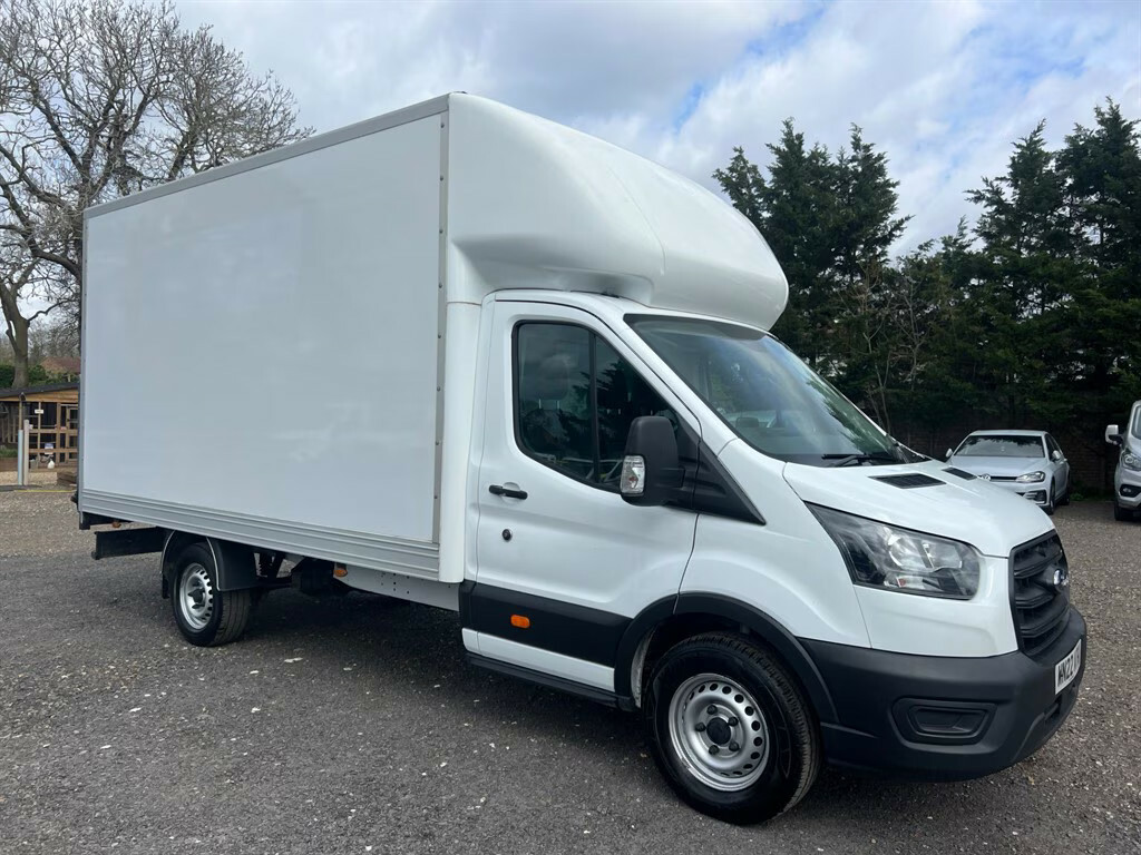 Ford Transit Custom 350 Leader Ecoblue Luton Van Luton Van Manu WN22ATU White #3