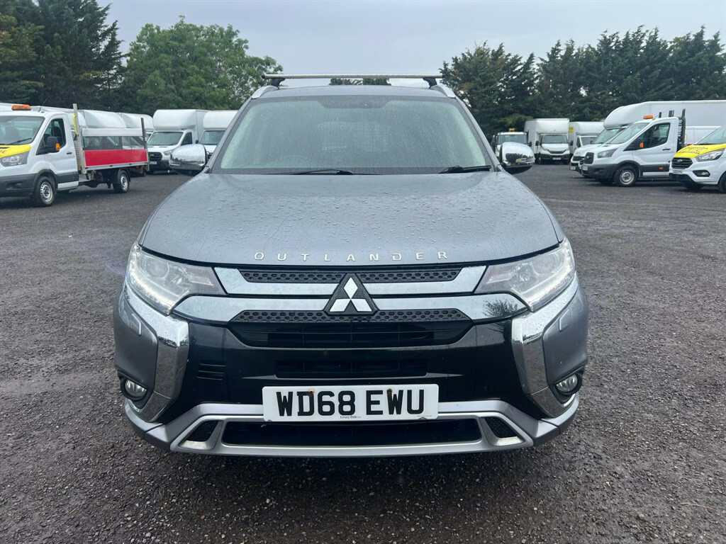 Mitsubishi Outlander 2.4 Phev Juro Commercial Panel Van Ele Grey #6