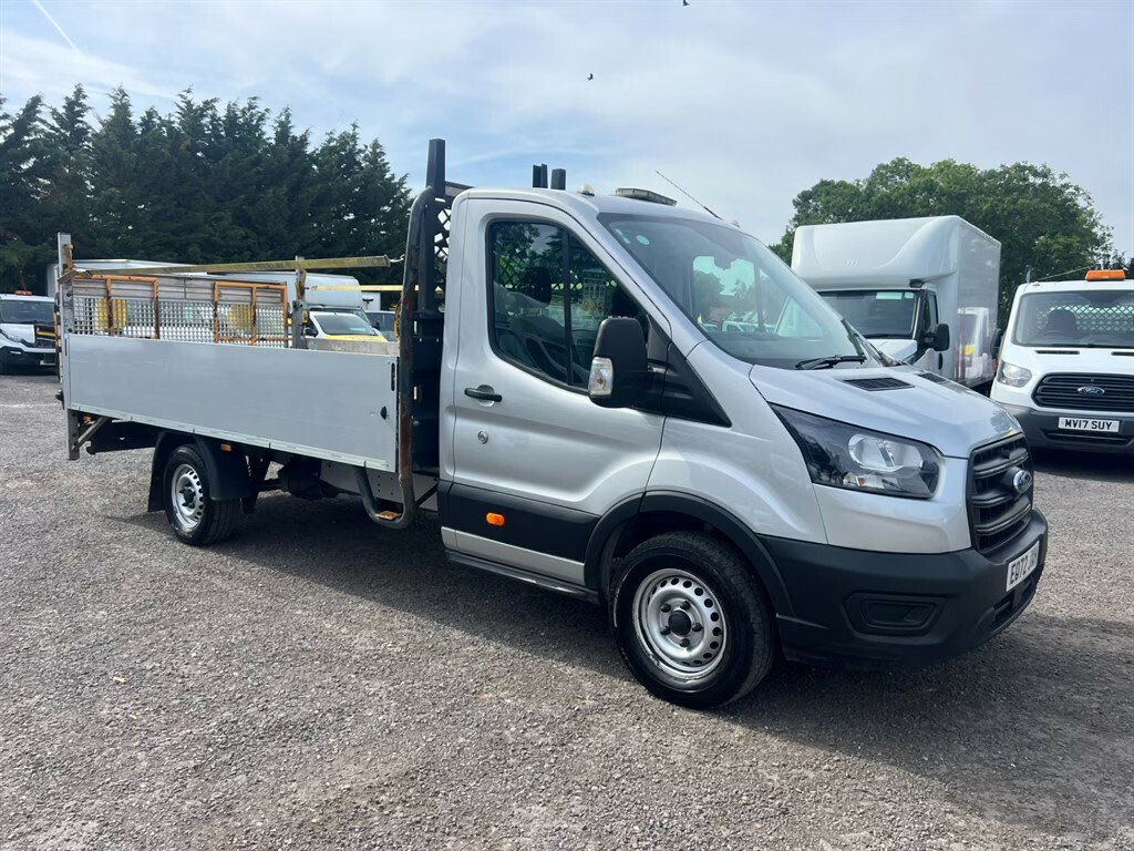 Ford Transit Custom 2.0 Ecoblue 130Ps Chassis Cab Chassis Cab M E072JXH Silver