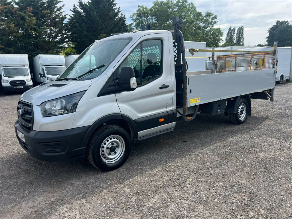Ford Transit Custom 2.0 Ecoblue 130Ps Chassis Cab Chassis Cab M E072JXH Silver #2