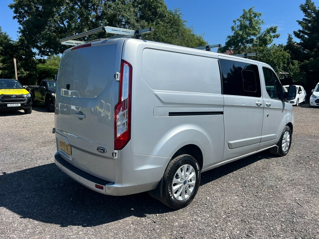 Ford Transit Custom 2.0 Ecoblue 130Ps Low Roof D Cab Limited Van Panel Silver #4