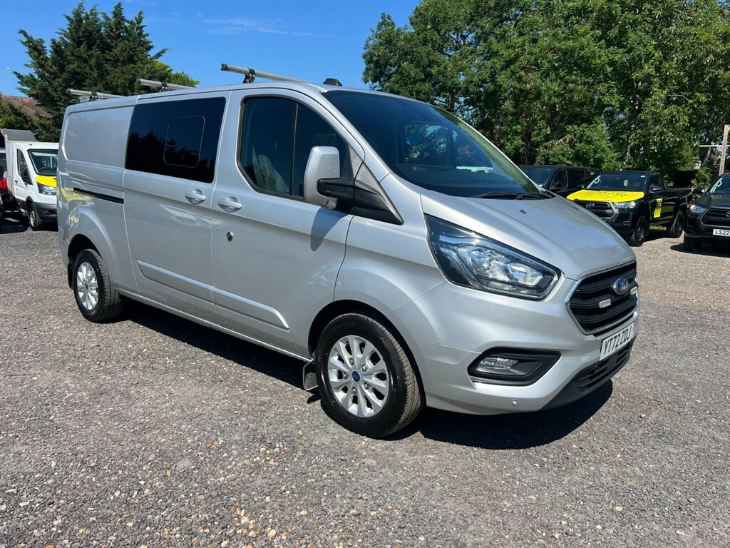 Ford Transit Custom 2.0 Ecoblue 130Ps Low Roof D Cab Limited Van Panel Silver #2