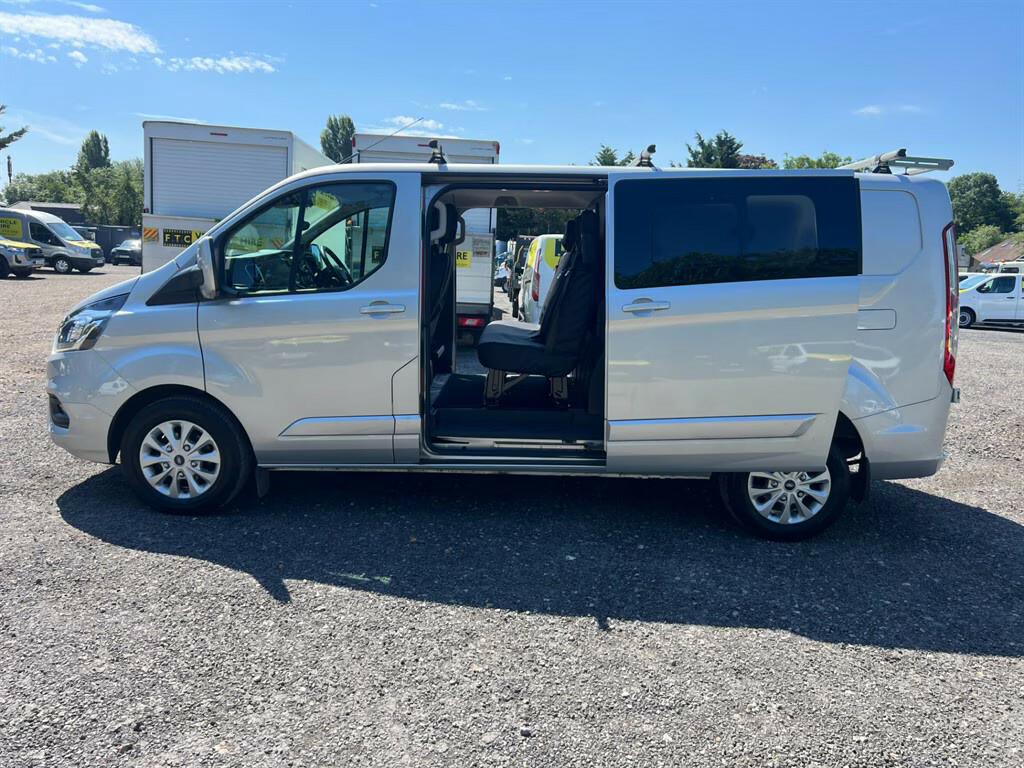 Ford Transit Custom 2.0 Ecoblue 130Ps Low Roof D Cab Limited Van Panel Silver #5