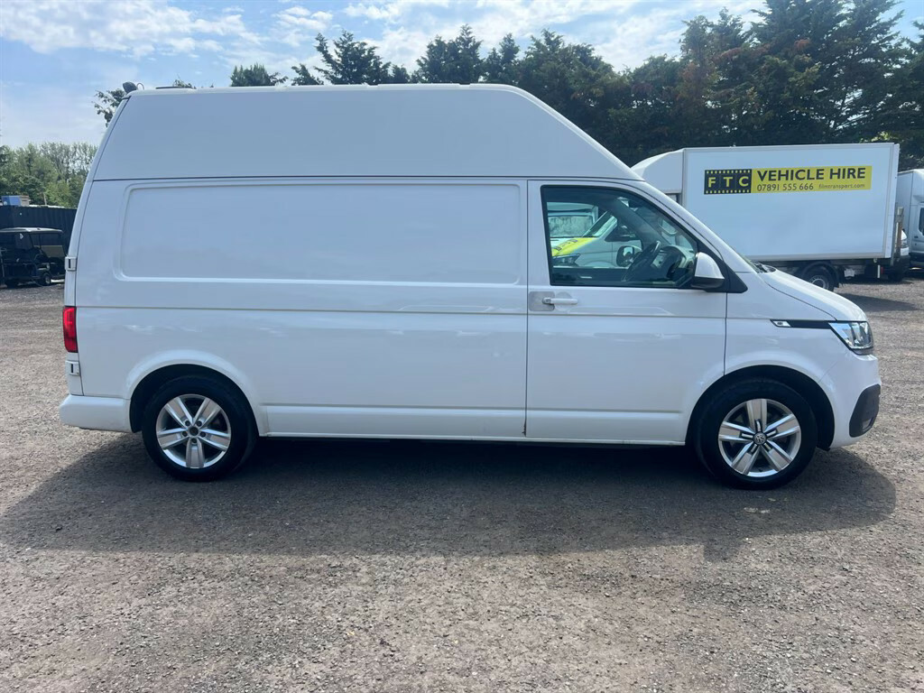 Volkswagen Transporter T32 Tdi P V Highline 4Motion Panel Van Manu White #6