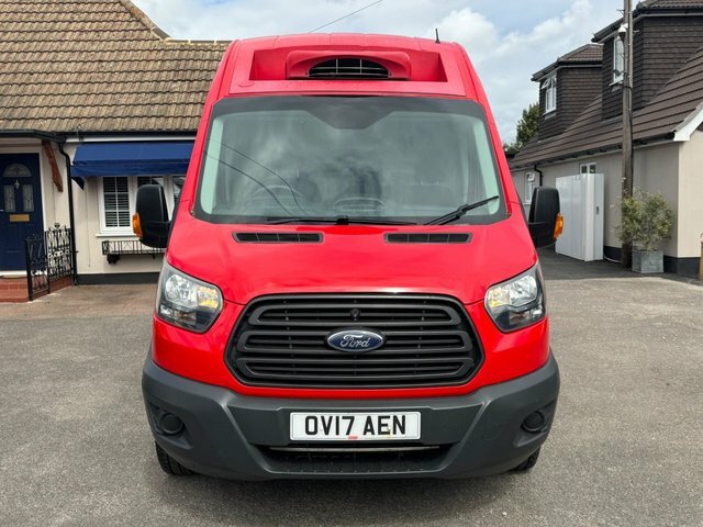 Ford Transit Custom 350 Ecoblue Panel Van OV17AEN Red #2
