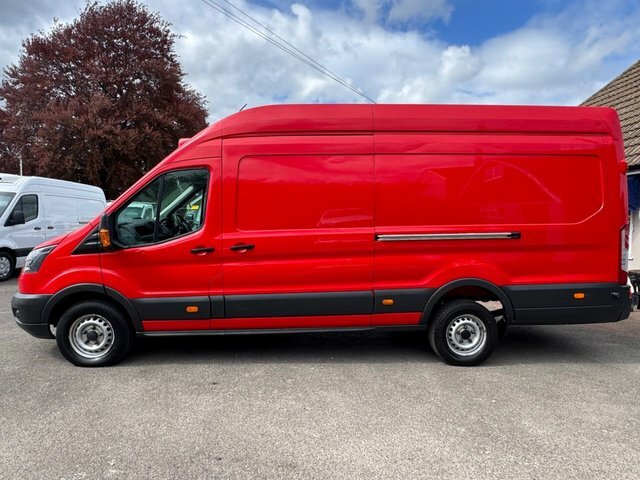 Ford Transit Custom 350 Ecoblue Panel Van OV17AEN Red #3