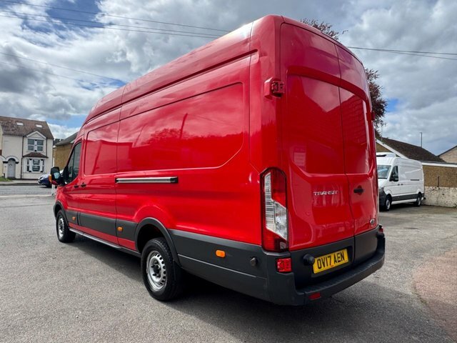 Ford Transit Custom 350 Ecoblue Panel Van OV17AEN Red #4