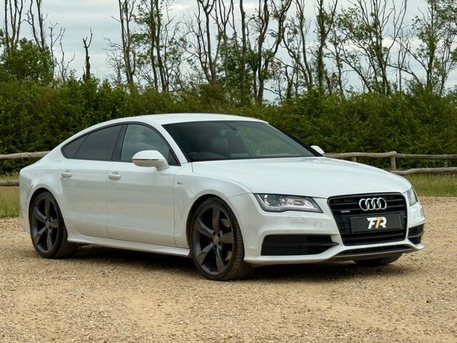 Audi A7 Black Edition White #7