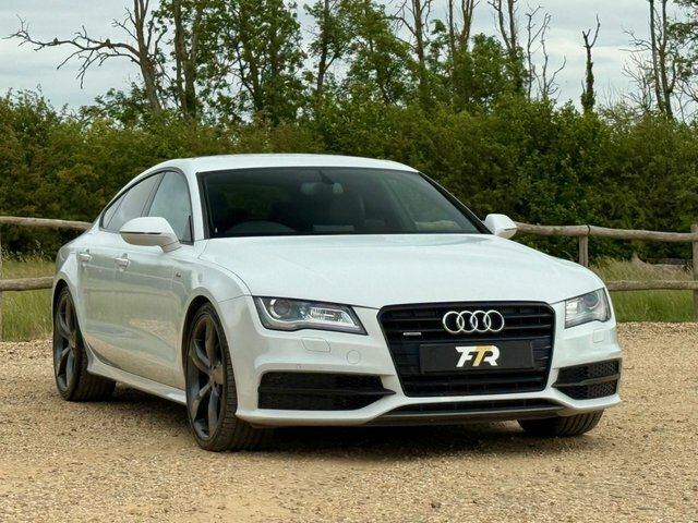 Audi A7 Black Edition White #9