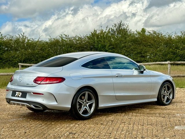 Mercedes-Benz C Class 2.1 C220d Amg Line Coupe G-tronic Euro Silver #2