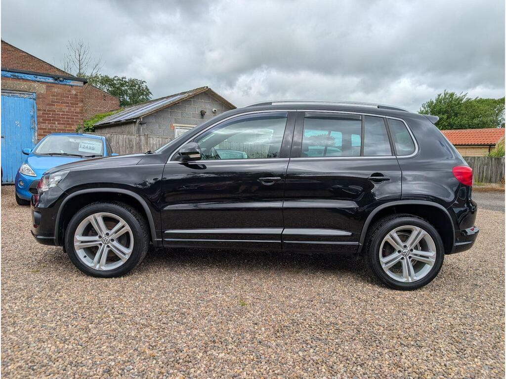 Volkswagen Tiguan 2.0 Tdi Bluemotion Tech R-line Suv Black #5