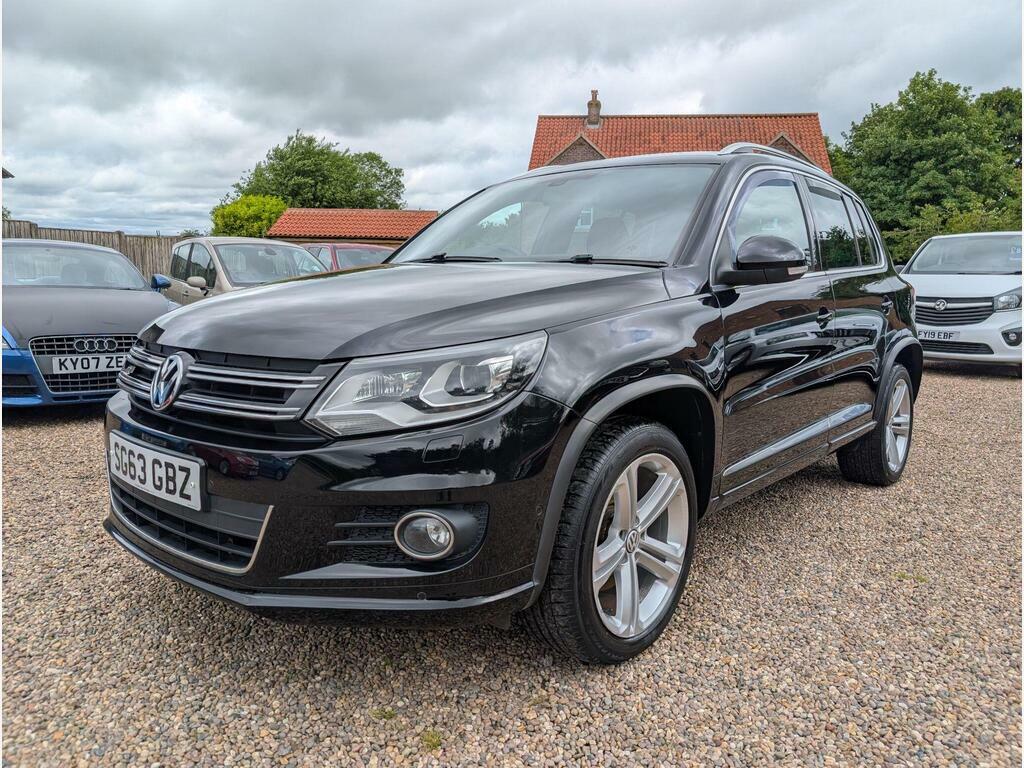 Volkswagen Tiguan 2.0 Tdi Bluemotion Tech R-line Suv Black #3