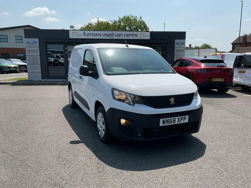 Peugeot Partner No Vat 1.6 Hdi Professionallow Miles WN68XPP White #2