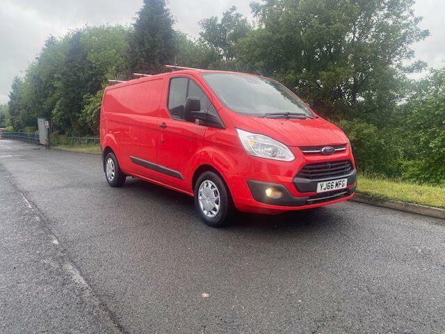 Ford Transit Custom No Vat340 L2 Trendac130 Ps YJ66MFG Red