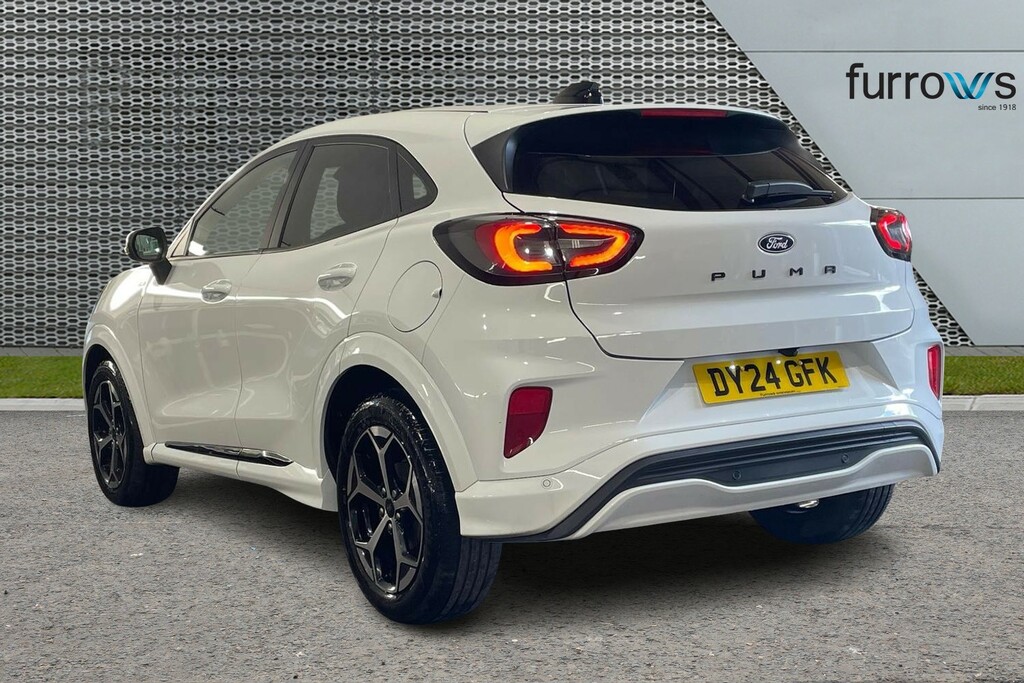 Ford Puma 1.0 Ecoboost Hybrid Mhev St-line DY24GFK White #3