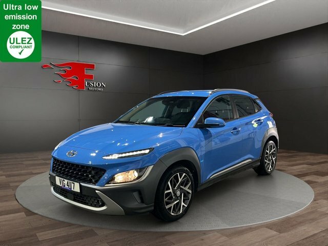 Hyundai Kona 1.6 H-gdi Premium Suv Hybrid Dct Euro 6 Blue