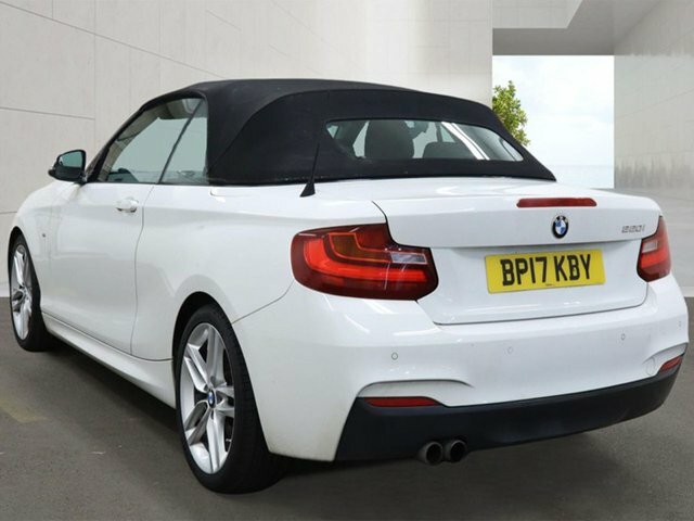 BMW 2 Series 2.0 220I M Sport Convertible Euro White #2
