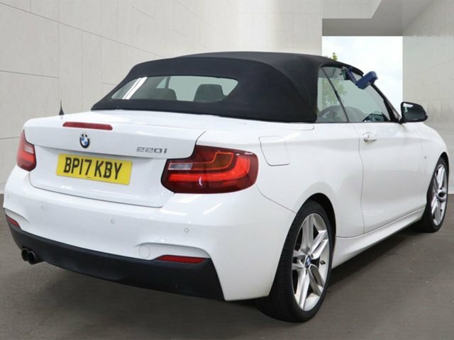 BMW 2 Series 2.0 220I M Sport Convertible Euro White #3