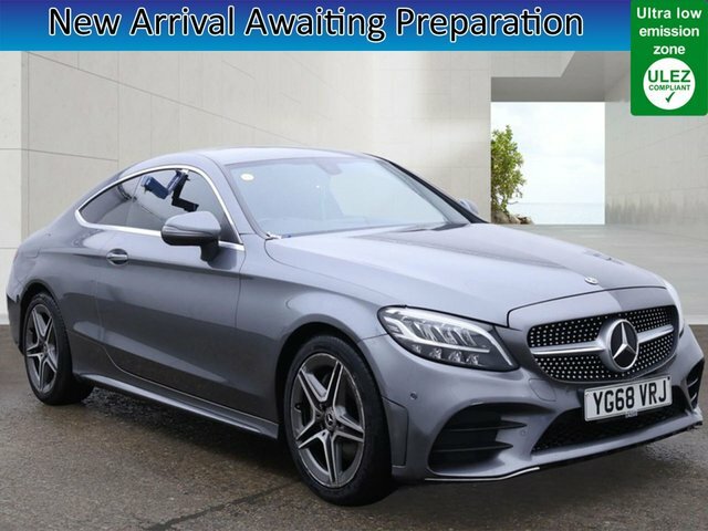 Mercedes-Benz C Class 1.5 C200 Mhev Amg Line Coupe G-tronic Grey