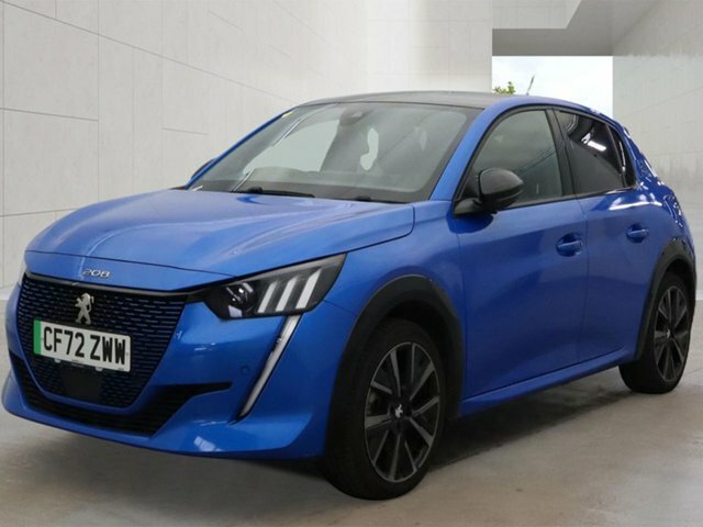 Peugeot e-208 50Kwh Gt Hatchback 7Kw Charger Blue #2