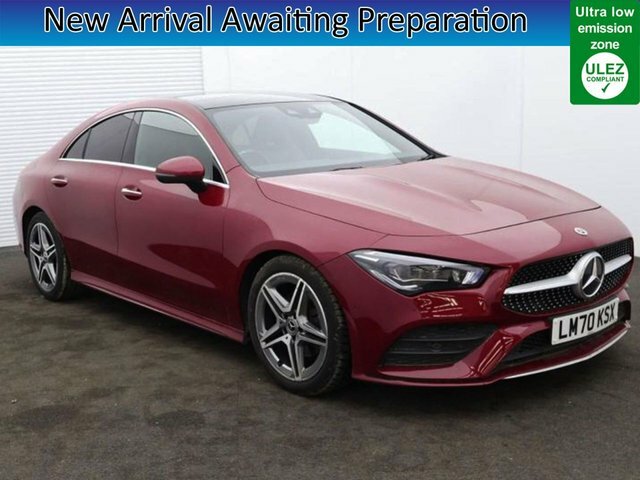 Mercedes-Benz CLA Class 1.3 Cla180 Amg Line Premium Plus 2 Coupe Pet Red