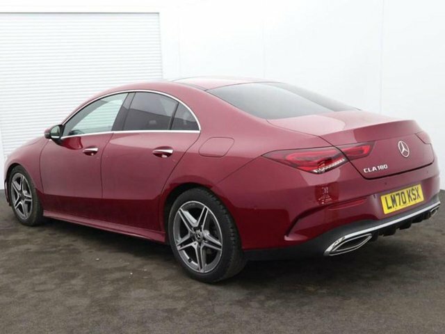 Mercedes-Benz CLA Class 1.3 Cla180 Amg Line Premium Plus 2 Coupe Pet LM70KSX Red #3