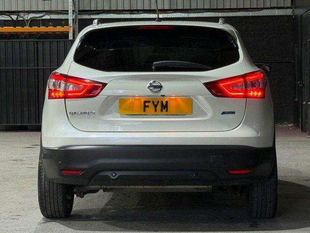 Nissan Qashqai Dci Tekna Suv CK16UPB White #6