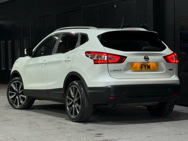Nissan Qashqai Dci Tekna Suv CK16UPB White #4
