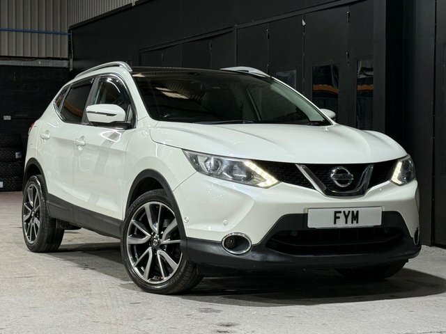 Nissan Qashqai Dci Tekna Suv CK16UPB White #2