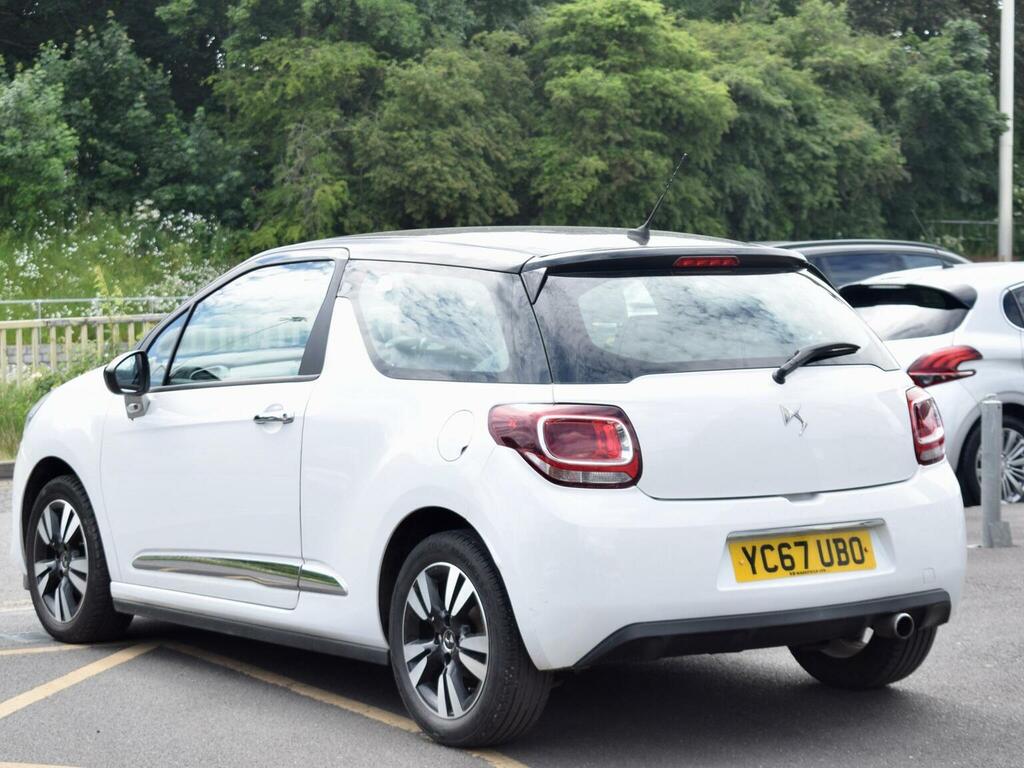 DS DS 3 Hatchback 1.2 Puretech Chic Euro 6 201767 YC67UBO White #5