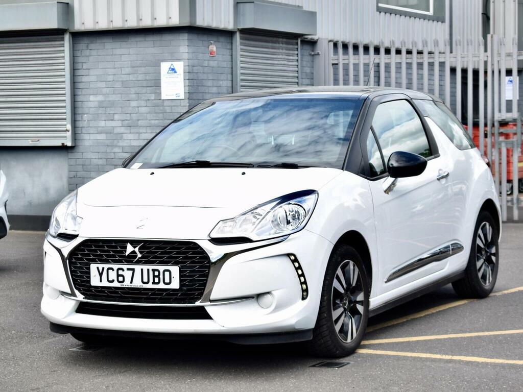 DS DS 3 Hatchback 1.2 Puretech Chic Euro 6 201767 YC67UBO White #3