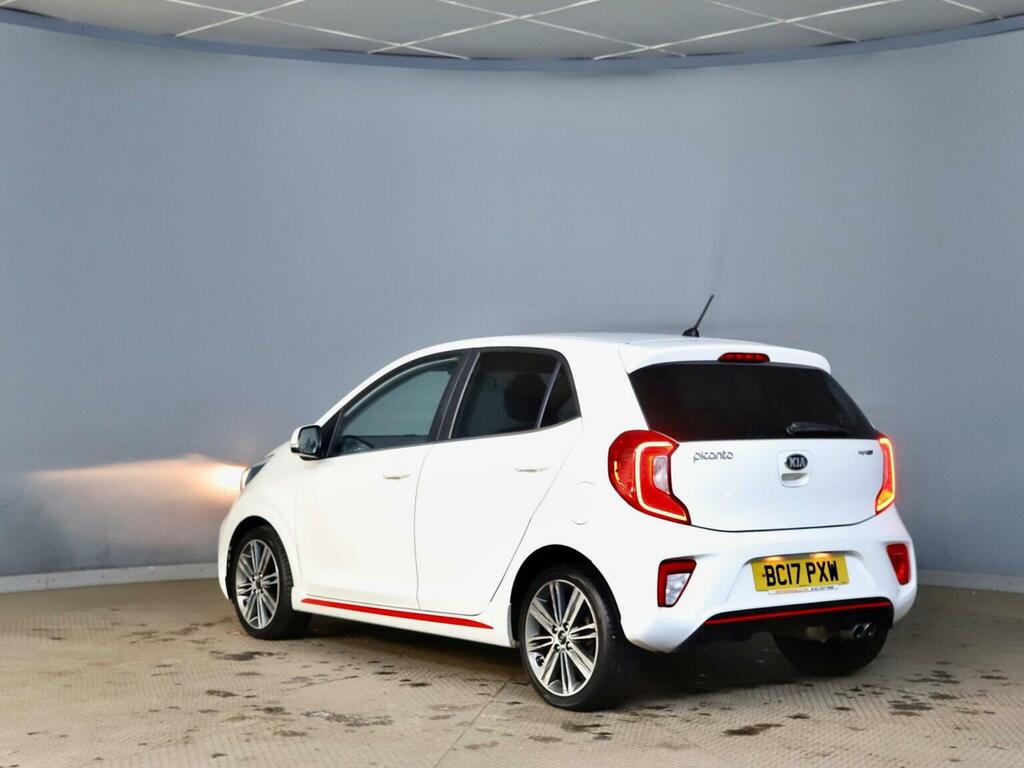 Kia Picanto 1.0 Gt-line Euro 6 White #5