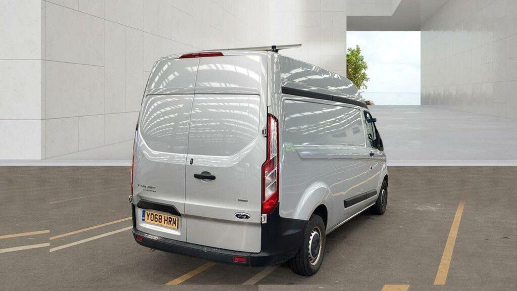Ford Transit Custom 2.0 300 Ecoblue L2 H2 Euro 6 YO68HRM Silver #3